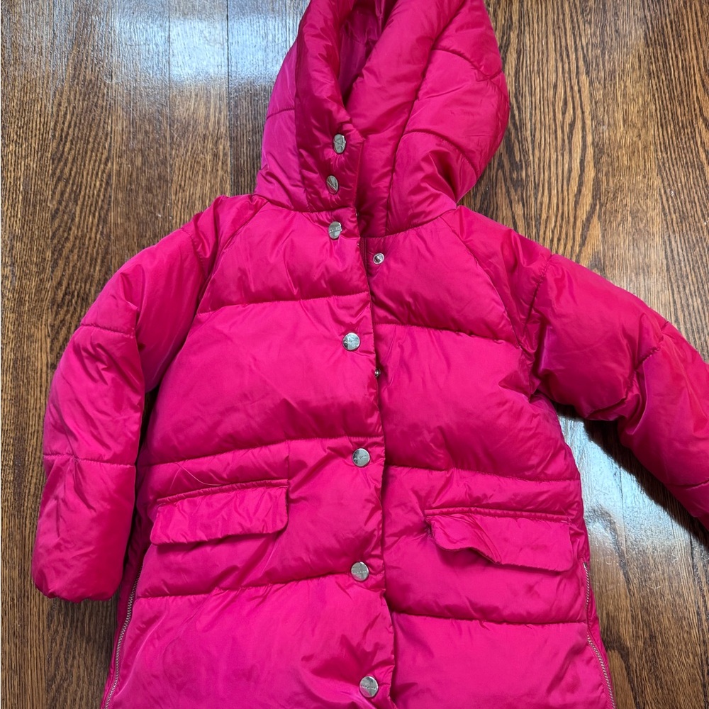Jacadi Girls Pink Puffer Jacket